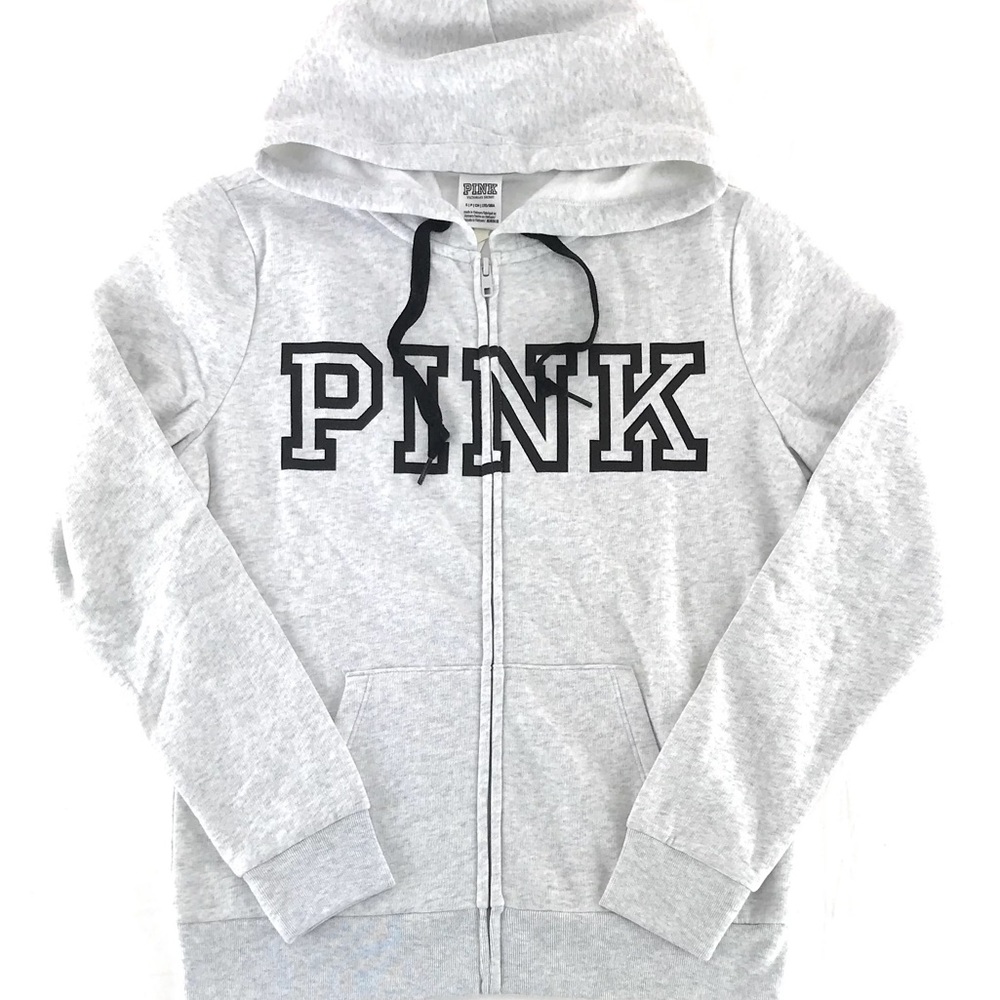 Victoria Secret PINK Everyday Fleece Zip-Up Hoodie